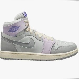 NIKE Jordan Air Zoom Women's Gray and Purple Sneakers size 5
